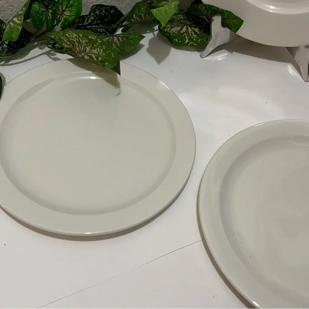 Villeroy & Boch Ariane 1 Plate 10 3/4” & 2 plates 9.5”White Fine Porcelain India